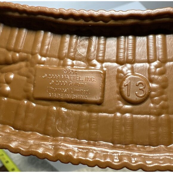 Thomas & Friends Zip Zoom Logging Curved Track Piece #13 R9664 Brown Mattel - Picture 4 of 4